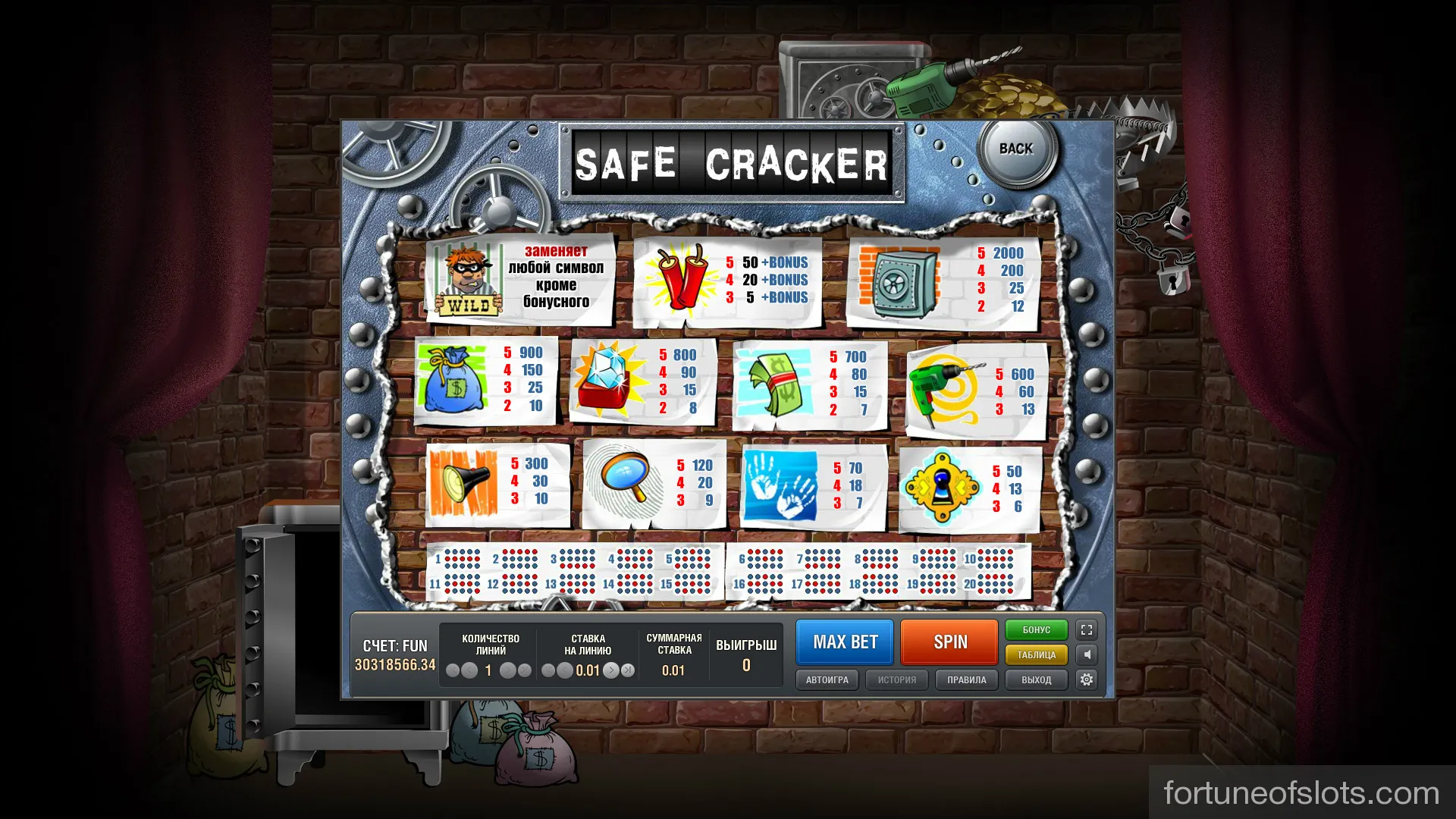 Игровые автоматы Safe Cracker